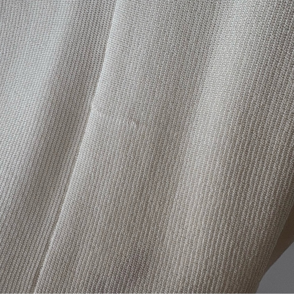 Ann Taylor Factory Elegant Cream Open-Front Cardigan - Picture 8 of 11